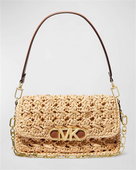 Michael Kors straw handbags clearance